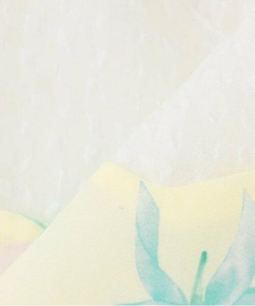 mezzo piano / メゾピアノ ミニ丈・ひざ丈ワンピース | 【人気商品再入荷】【直営店で取り扱い無し】チューリップ柄ウエストリボンワンピース | 詳細7