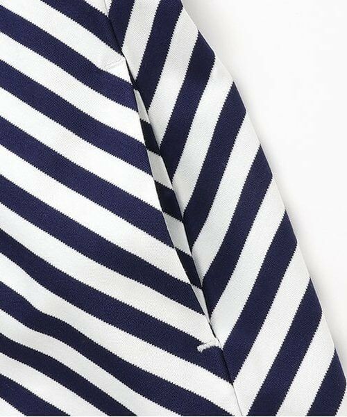 mezzo piano / メゾピアノ ミニ丈・ひざ丈ワンピース | 【人気商品再入荷】【直営店で取り扱い無し】ネックレス刺繍　ボーダーカットワンピース | 詳細10