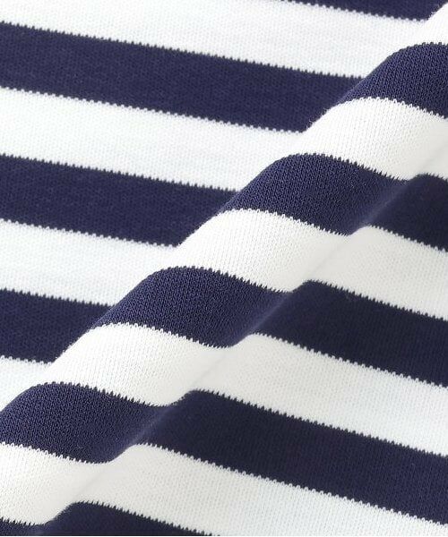 mezzo piano / メゾピアノ ミニ丈・ひざ丈ワンピース | 【人気商品再入荷】【直営店で取り扱い無し】ネックレス刺繍　ボーダーカットワンピース | 詳細12