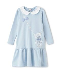 mezzo piano / メゾピアノ ミニ丈・ひざ丈ワンピース | 【人気商品再入荷】【直営店で取り扱い無し】花クマポシェット　カットワンピース