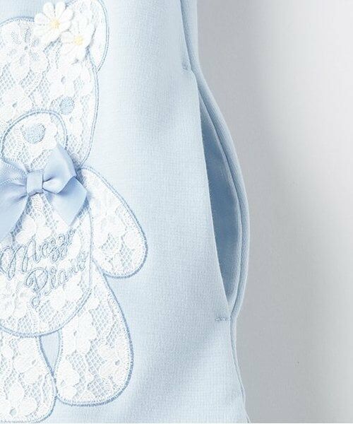 mezzo piano / メゾピアノ ミニ丈・ひざ丈ワンピース | 【人気商品再入荷】【直営店で取り扱い無し】花クマポシェット　カットワンピース | 詳細6