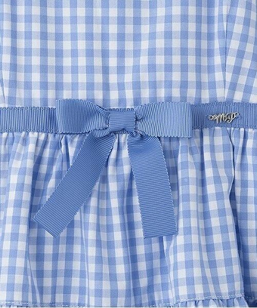 mezzo piano / メゾピアノ ミニ丈・ひざ丈ワンピース | 【人気商品再入荷】【直営店で取り扱い無し】ギンガムティアードドッキングワンピース | 詳細3