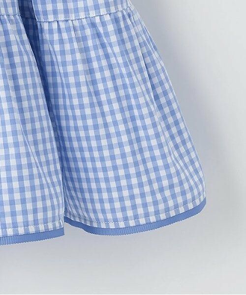 mezzo piano / メゾピアノ ミニ丈・ひざ丈ワンピース | 【人気商品再入荷】【直営店で取り扱い無し】ギンガムティアードドッキングワンピース | 詳細7