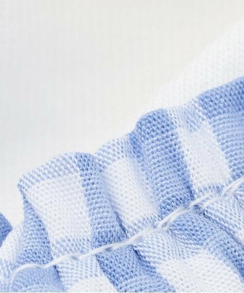 mezzo piano / メゾピアノ ミニ丈・ひざ丈ワンピース | 【人気商品再入荷】【直営店で取り扱い無し】ギンガムティアードドッキングワンピース | 詳細9