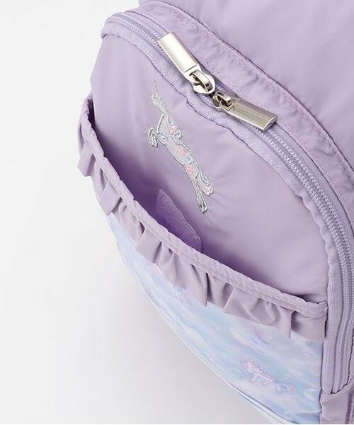 mezzo piano / メゾピアノ リュック・バックパック | 【人気商品再入荷】【直営店で取り扱い無し】シャボン玉ユニコーン柄　ナイロンリュック　大 | 詳細10