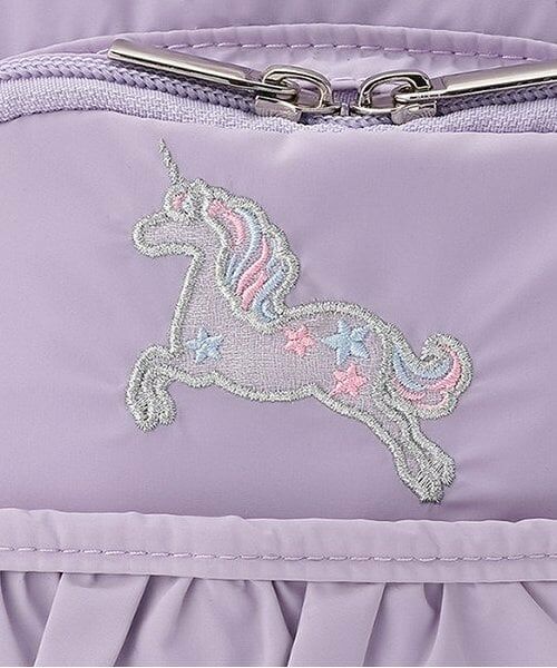 mezzo piano / メゾピアノ リュック・バックパック | 【人気商品再入荷】【直営店で取り扱い無し】シャボン玉ユニコーン柄　ナイロンリュック　大 | 詳細4