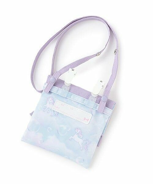 mezzo piano / メゾピアノ ショルダーバッグ | 【人気商品再入荷】【直営店で取り扱い無し】シャボン玉ユニコーン柄　移動ポケット | 詳細1