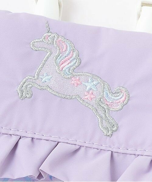 mezzo piano / メゾピアノ ショルダーバッグ | 【人気商品再入荷】【直営店で取り扱い無し】シャボン玉ユニコーン柄　移動ポケット | 詳細3