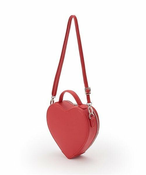 mezzo piano / メゾピアノ ショルダーバッグ | 【人気商品再入荷】【直営店で取り扱い無し】ハート型　ショルダーバッグ | 詳細1