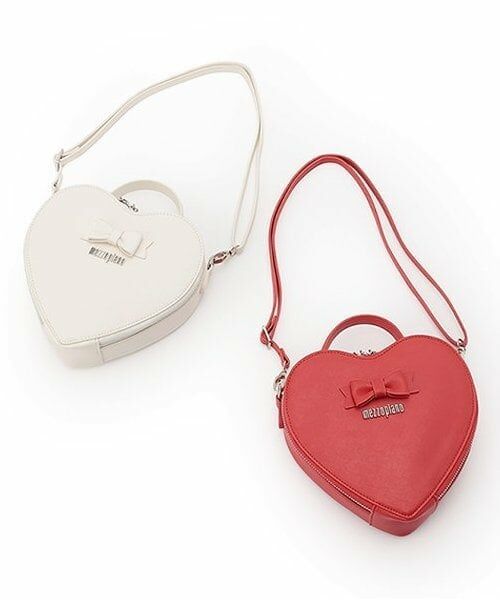 mezzo piano / メゾピアノ ショルダーバッグ | 【人気商品再入荷】【直営店で取り扱い無し】ハート型　ショルダーバッグ | 詳細7