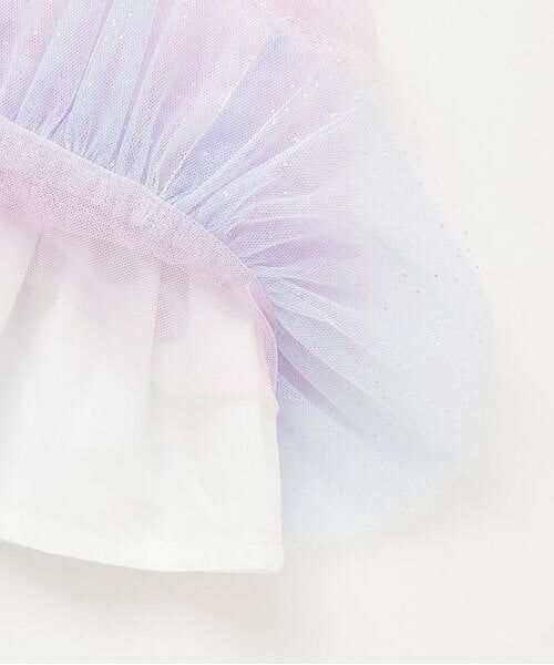 mezzo piano / メゾピアノ ミニ・ひざ丈スカート | 【人気商品再入荷】【直営店で取り扱い無し】グラデーションチュール スカート | 詳細5