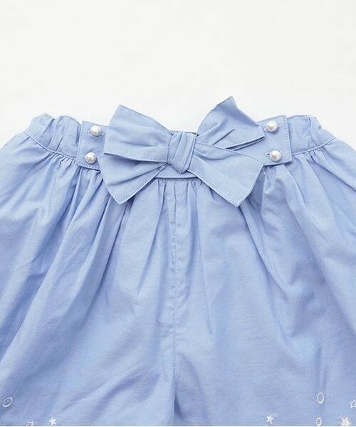 mezzo piano / メゾピアノ ショート・ハーフ・半端丈パンツ | 【人気商品再入荷】【直営店で取り扱い無し】シェルスカラップ刺しゅうキュロットスカート | 詳細2