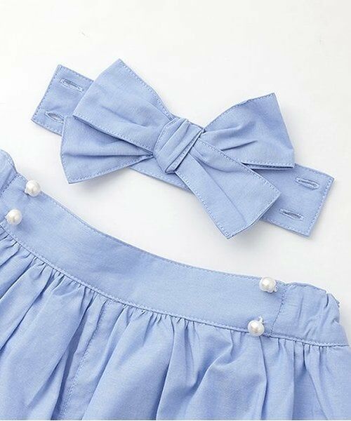 mezzo piano / メゾピアノ ショート・ハーフ・半端丈パンツ | 【人気商品再入荷】【直営店で取り扱い無し】シェルスカラップ刺しゅうキュロットスカート | 詳細3