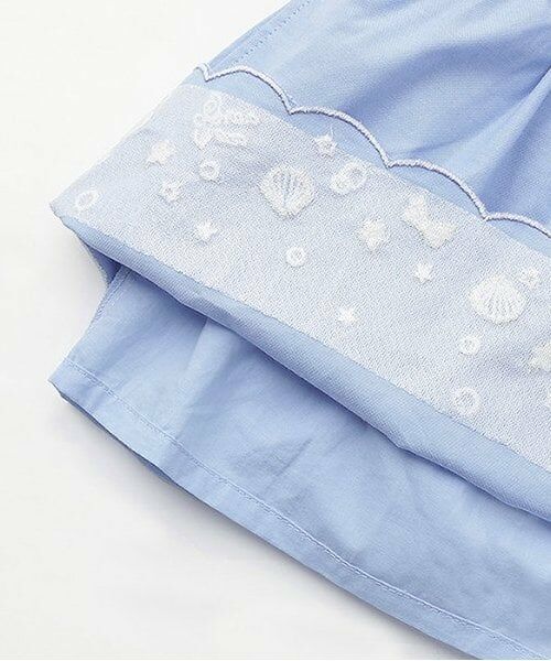 mezzo piano / メゾピアノ ショート・ハーフ・半端丈パンツ | 【人気商品再入荷】【直営店で取り扱い無し】シェルスカラップ刺しゅうキュロットスカート | 詳細7