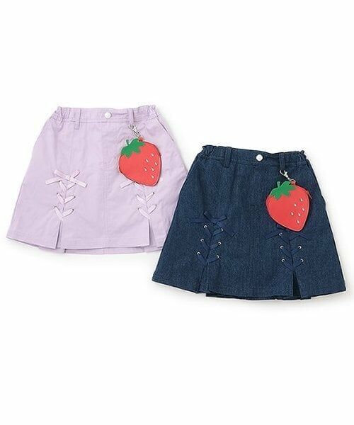 mezzo piano / メゾピアノ ショート・ハーフ・半端丈パンツ | 【人気商品再入荷】【直営店で取り扱い無し】イチゴポーチつきタイトスカート | 詳細16