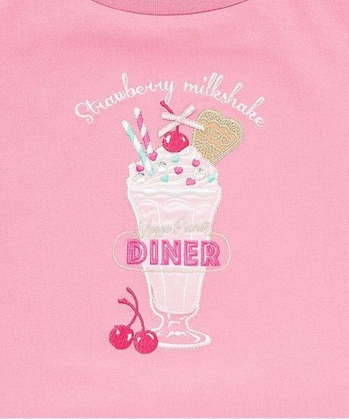 mezzo piano / メゾピアノ Tシャツ | 【人気商品再入荷】【直営店で取り扱い無し】ダイナーメニュー肩開き　2wayTシャツ | 詳細4