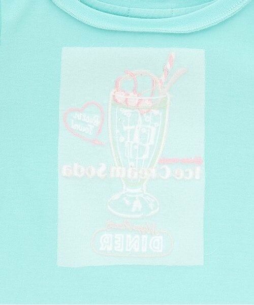 mezzo piano / メゾピアノ Tシャツ | 【人気商品再入荷】【直営店で取り扱い無し】ダイナーメニュー肩開き　2wayTシャツ | 詳細6