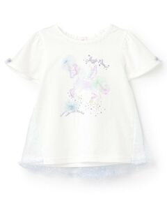 mezzo piano / メゾピアノ Tシャツ | 【人気商品再入荷】【直営店で取り扱い無し】ペガサスプリント半袖Ｔシャツ