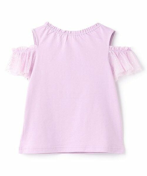 mezzo piano / メゾピアノ Tシャツ | 【人気商品再入荷】【直営店で取り扱い無し】星座ロゴ刺しゅうオフショルダー半袖Ｔシャツ | 詳細1