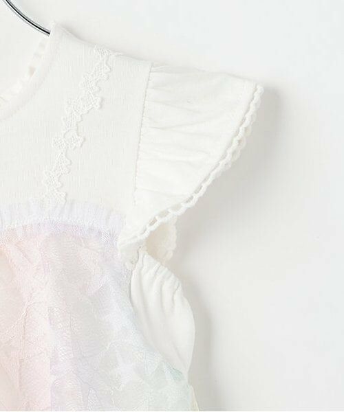 mezzo piano / メゾピアノ その他トップス | 【人気商品再入荷】【直営店で取り扱い無し】レインボー星レース　レイヤードチュニック | 詳細5