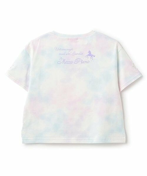 mezzo piano / メゾピアノ Tシャツ | 【人気商品再入荷】【直営店で取り扱い無し】ユニコーン　タイダイプリント半袖Ｔシャツ | 詳細1