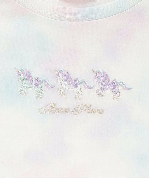 mezzo piano / メゾピアノ Tシャツ | 【人気商品再入荷】【直営店で取り扱い無し】ユニコーン　タイダイプリント半袖Ｔシャツ | 詳細3