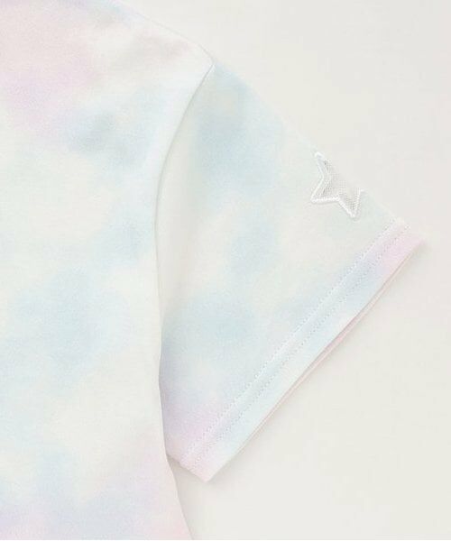 mezzo piano / メゾピアノ Tシャツ | 【人気商品再入荷】【直営店で取り扱い無し】ユニコーン　タイダイプリント半袖Ｔシャツ | 詳細5