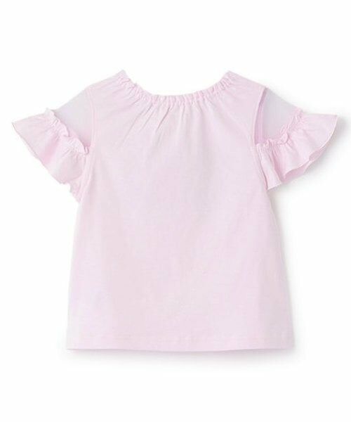 mezzo piano / メゾピアノ Tシャツ | 【人気商品再入荷】【直営店で取り扱い無し】海モチーフロゴ刺しゅう　半袖Tシャツ | 詳細1