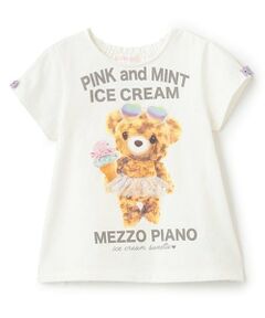 mezzo piano / メゾピアノ Tシャツ | 【人気商品再入荷】【直営店で取り扱い無し】アイスクマプリントTシャツ