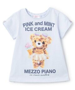 mezzo piano / メゾピアノ Tシャツ | 【人気商品再入荷】【直営店で取り扱い無し】アイスクマプリントTシャツ
