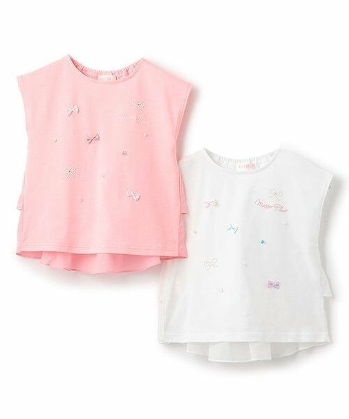 mezzo piano / メゾピアノ Tシャツ | 【人気商品再入荷】【直営店で取り扱い無し】後ろフリル　Tシャツ | 詳細8