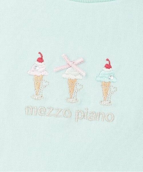 mezzo piano / メゾピアノ Tシャツ | 【人気商品再入荷】【直営店で取り扱い無し】アイス刺しゅうレイヤードTシャツ | 詳細3