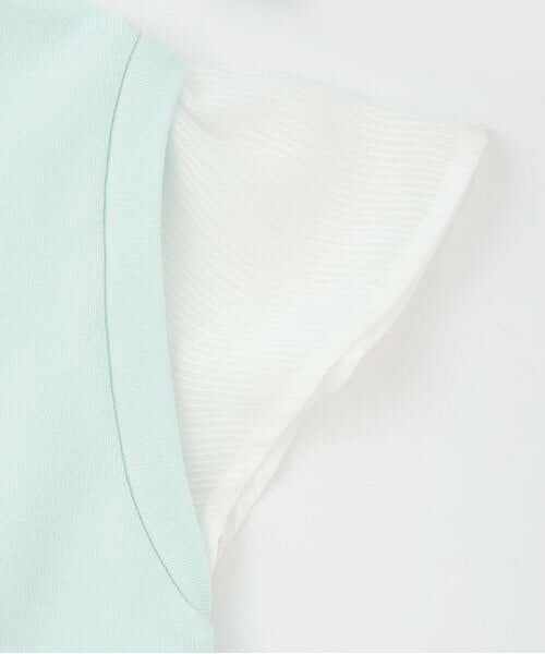 mezzo piano / メゾピアノ Tシャツ | 【人気商品再入荷】【直営店で取り扱い無し】アイス刺しゅうレイヤードTシャツ | 詳細5