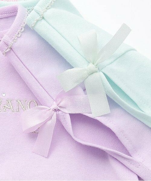 mezzo piano / メゾピアノ ミニ丈・ひざ丈ワンピース | 【人気商品再入荷】【直営店で取り扱い無し】シェル柄　切替カットワンピース | 詳細6