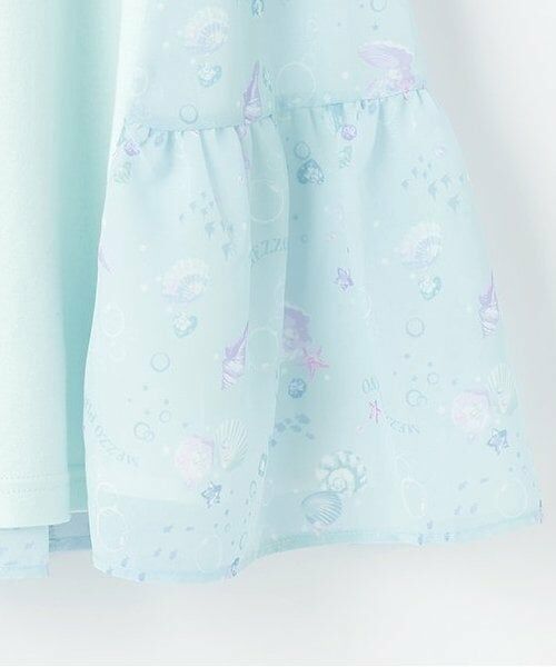 mezzo piano / メゾピアノ ミニ丈・ひざ丈ワンピース | 【人気商品再入荷】【直営店で取り扱い無し】シェル柄　切替カットワンピース | 詳細7