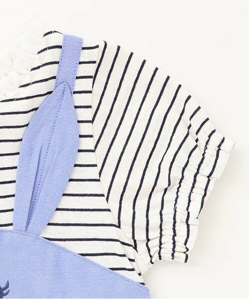 mezzo piano / メゾピアノ ミニ丈・ひざ丈ワンピース | 【人気商品再入荷】【直営店で取り扱い無し】半袖ウサギドッキングワンピース | 詳細3