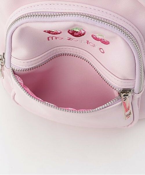 mezzo piano / メゾピアノ リュック・バックパック | 【人気商品再入荷】【直営店で取り扱い無し】イチゴチェリー　ミニリュック | 詳細10