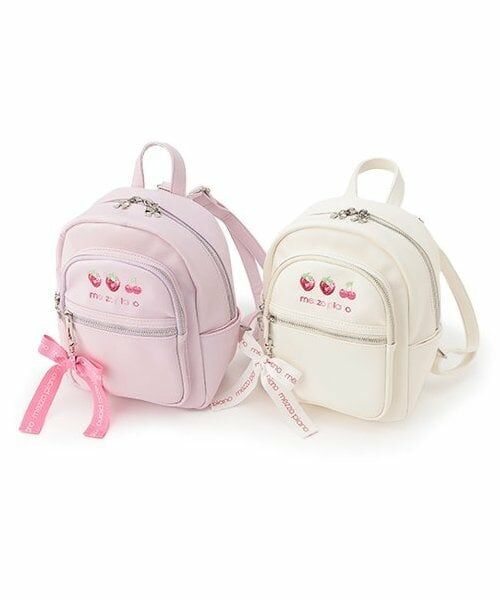 mezzo piano / メゾピアノ リュック・バックパック | 【人気商品再入荷】【直営店で取り扱い無し】イチゴチェリー　ミニリュック | 詳細11