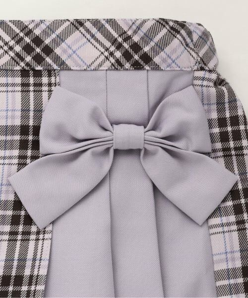 mezzo piano / メゾピアノ ショート・ハーフ・半端丈パンツ | 【人気商品再入荷】【直営店で取り扱い無し】チェックラップ　キュロットスカート | 詳細3