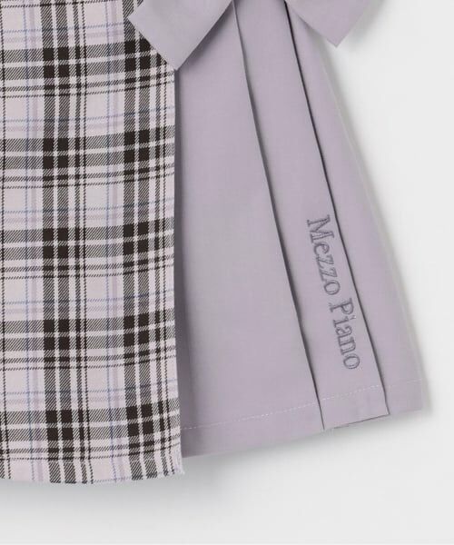 mezzo piano / メゾピアノ ショート・ハーフ・半端丈パンツ | 【人気商品再入荷】【直営店で取り扱い無し】チェックラップ　キュロットスカート | 詳細6