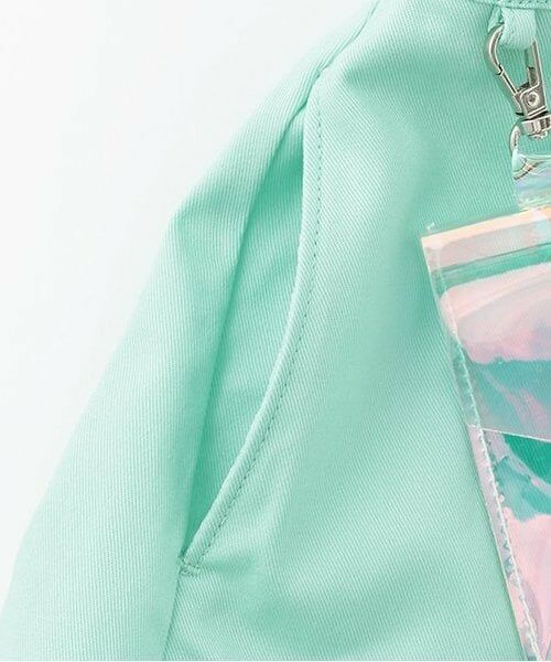 mezzo piano / メゾピアノ ミニ・ひざ丈スカート | 【人気商品再入荷】【直営店で取り扱い無し】クリアポーチつき ラップ風スカート | 詳細7