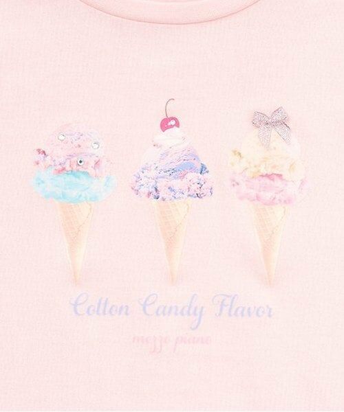 mezzo piano / メゾピアノ Tシャツ | 【人気商品再入荷】【直営店で取り扱い無し】アイス転写プリント　半袖Ｔシャツ | 詳細3