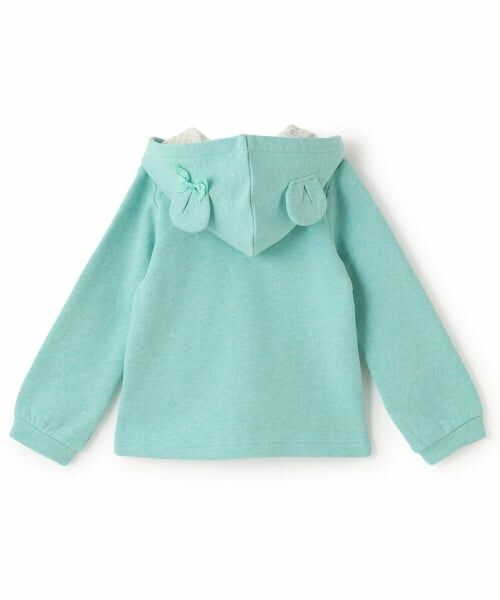 mezzo piano / メゾピアノ パーカー | 【人気商品再入荷】【直営店で取り扱い無し】クマ耳フードパーカ | 詳細1