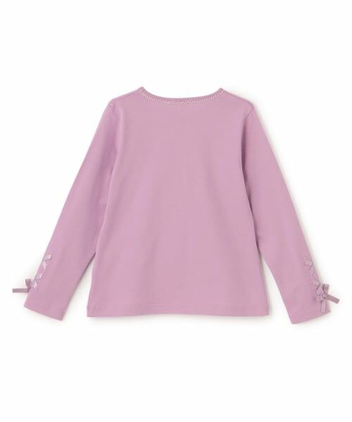 mezzo piano / メゾピアノ Tシャツ | 【人気商品再入荷】【直営店で取り扱い無し】ジャム瓶アップリケ　長袖Tシャツ | 詳細1