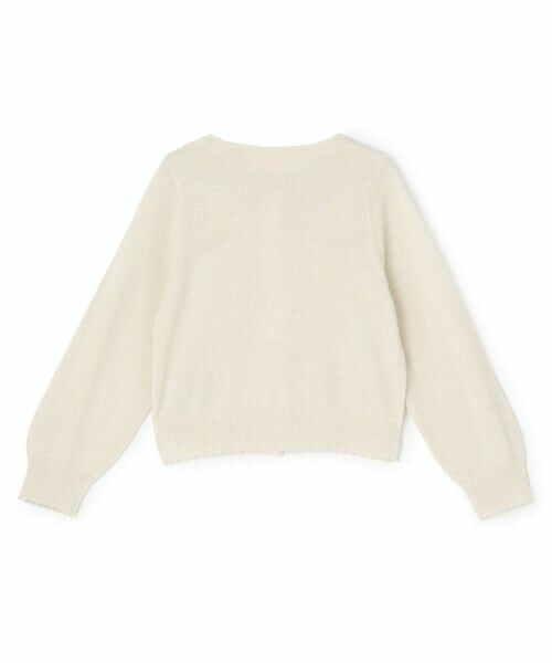 mezzo piano / メゾピアノ カーディガン・ボレロ | 【人気商品再入荷】【直営店で取り扱い無し】リボン　ラメニットカーディガン | 詳細1