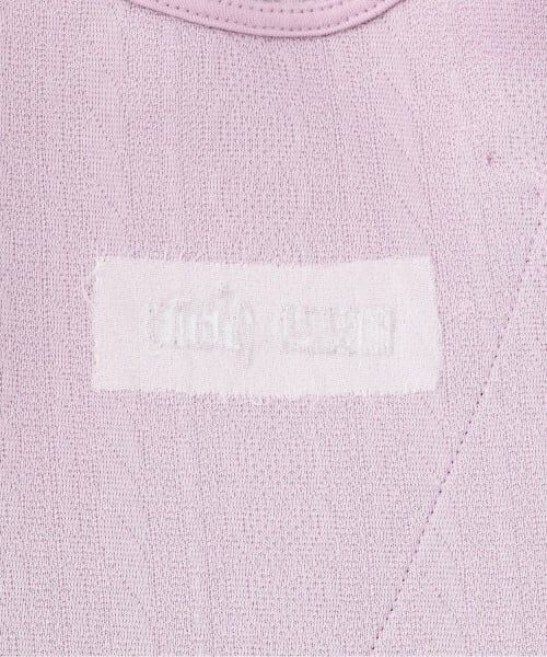 mezzo piano / メゾピアノ ミニ丈・ひざ丈ワンピース | 【人気商品再入荷】【直営店で取り扱い無し】キルトジャガード　ハートポシェット風ワンピース | 詳細3