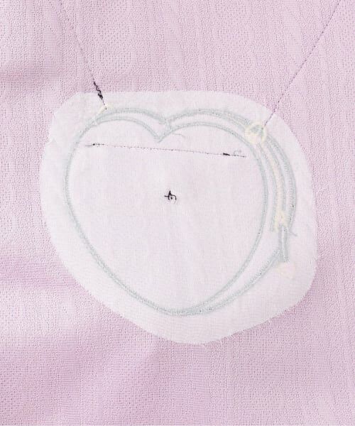 mezzo piano / メゾピアノ ミニ丈・ひざ丈ワンピース | 【人気商品再入荷】【直営店で取り扱い無し】キルトジャガード　ハートポシェット風ワンピース | 詳細6