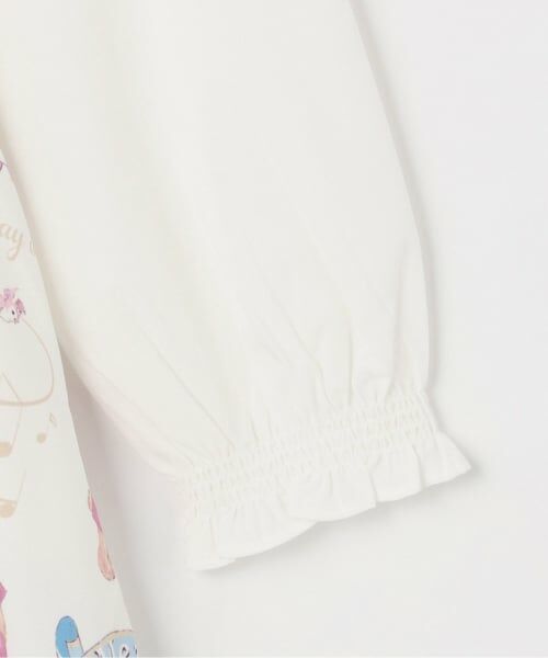 mezzo piano / メゾピアノ ミニ丈・ひざ丈ワンピース | 【人気商品再入荷】【直営店で取り扱い無し】鼓笛隊柄　ドッキングワンピース | 詳細4