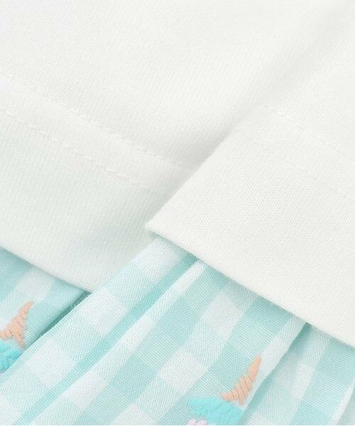 mezzo piano / メゾピアノ ミニ丈・ひざ丈ワンピース | 【人気商品再入荷】【直営店で取り扱い無し】ギンガムスウィーツドッキングワンピース | 詳細11