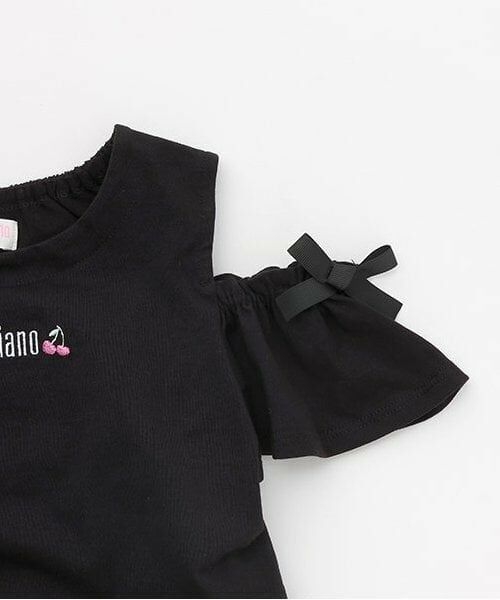 mezzo piano / メゾピアノ ミニ丈・ひざ丈ワンピース | 【人気商品再入荷】【直営店で取り扱い無し】ギンガムスウィーツドッキングワンピース | 詳細6